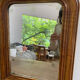 Antique Louis Philippe mirror with wooden plate