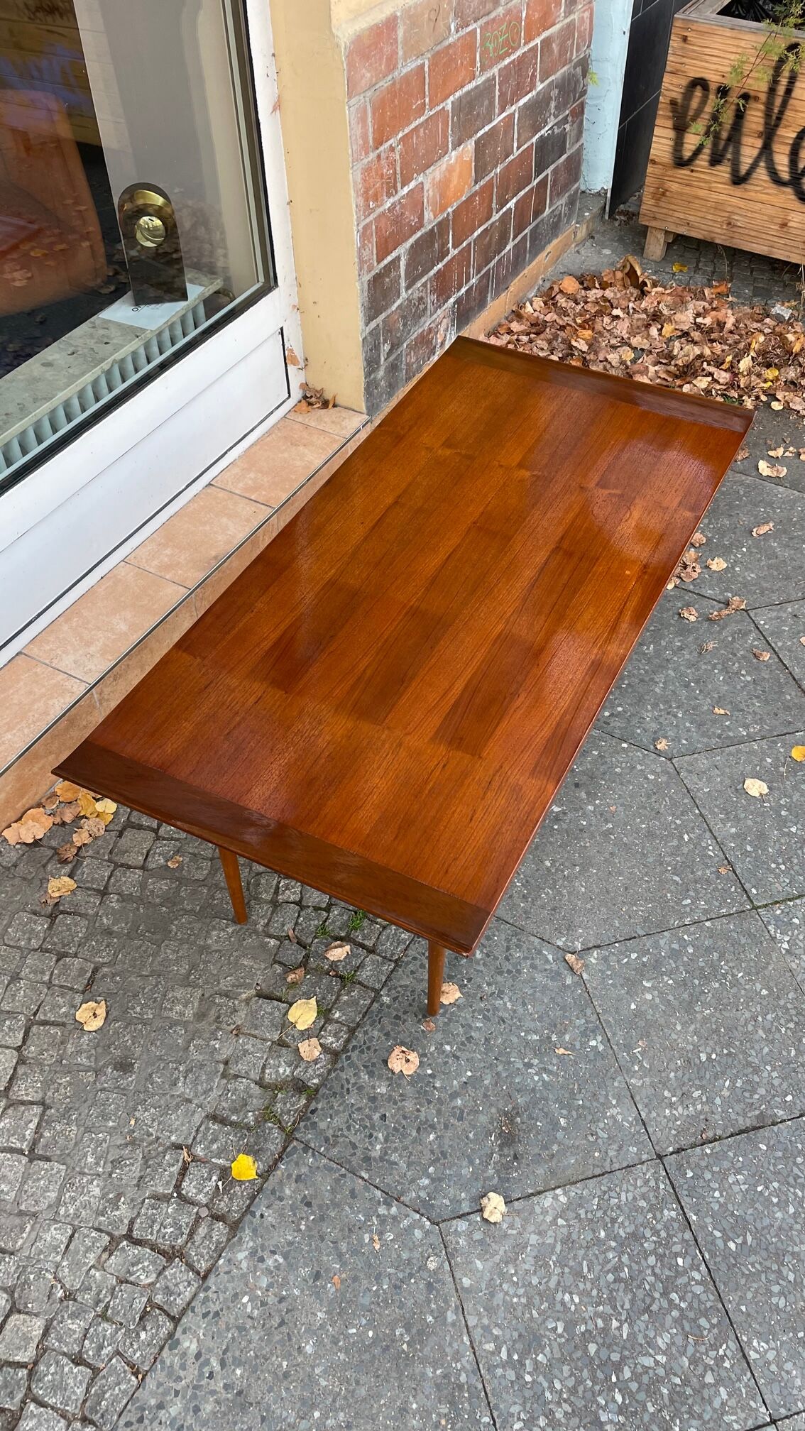 Teak coffee table from the 70s