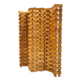 Room divider in Poplar wood 1990'S