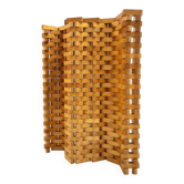 Room divider in Poplar wood 1990'S