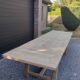Table de ferme 3m20 chêne massif 2 rallonges