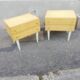 Paire de chevets vintage 2 tiroirs