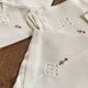 Embroidered tablecloth and 12 vintage napkins