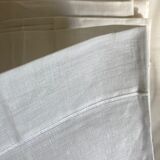 Pair of linen sheets twin beds in Gerardmer canvas reserve linen 1970
