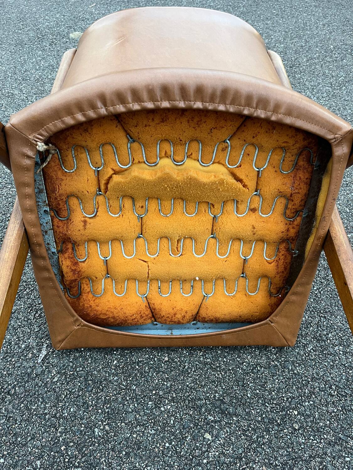 Vintage armchair by Dal Vera Antonio & Sons, 1950 Scandinavian design.