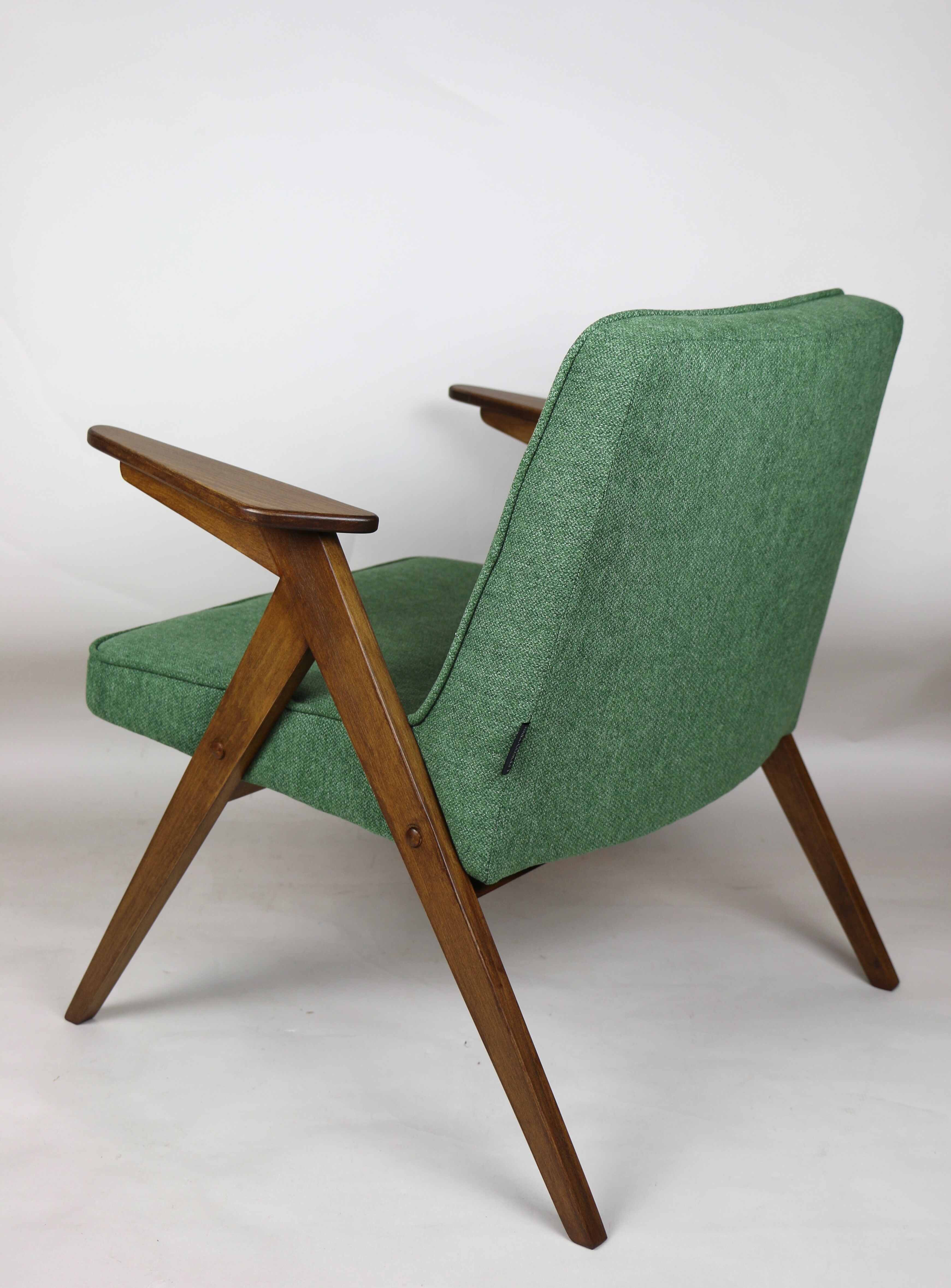 Green Bunny armchair by Józef Chierowski, 1970s