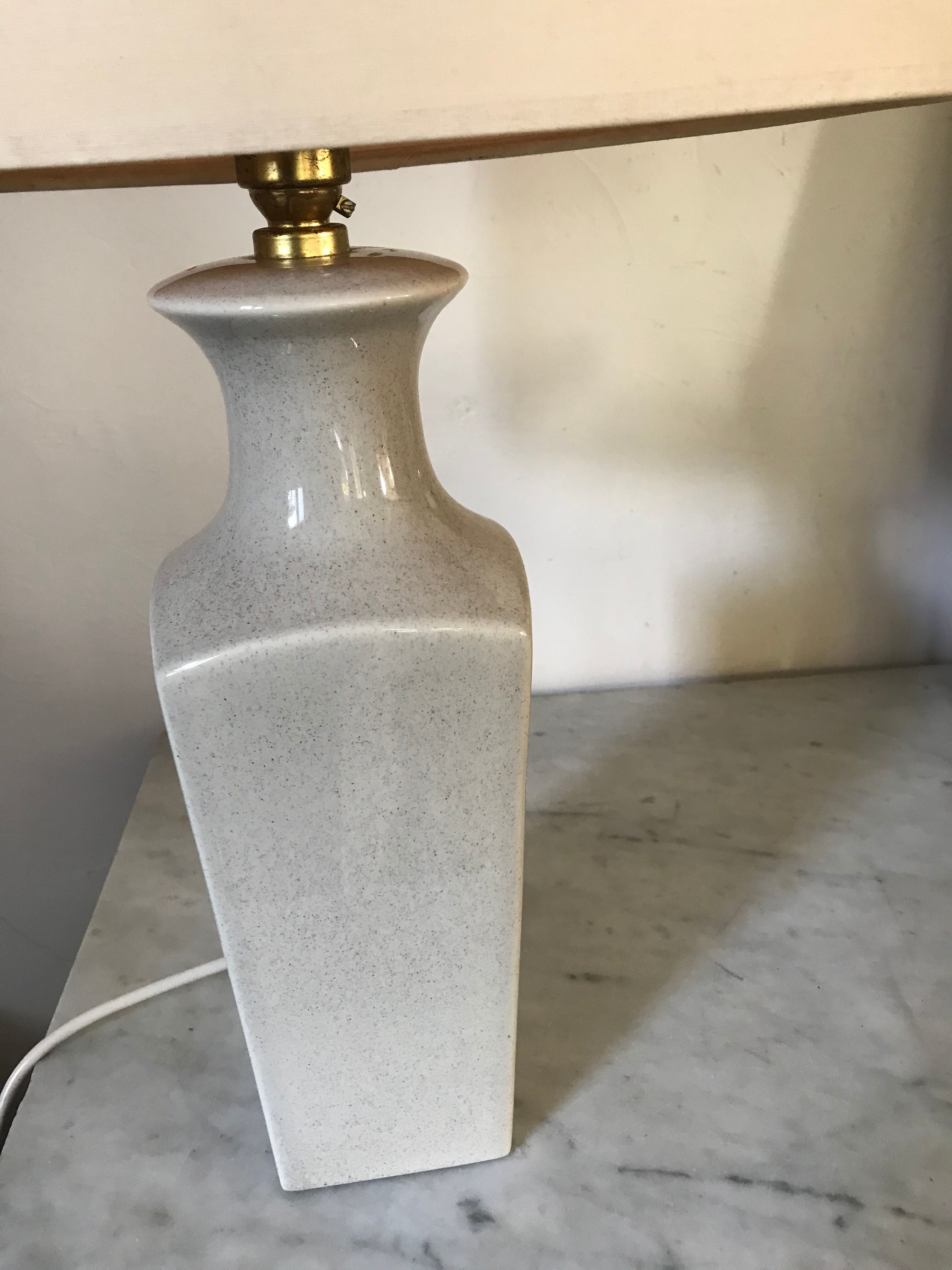Foot ceramic lamp