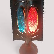 Lampe brutaliste en métal et céramique - Accolay