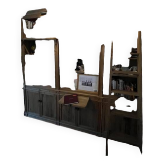 20th century pine bookcase