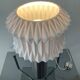 Vintage lamp 70s porcelain and chrome foot