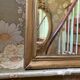 Mirror fireplace gilded wood