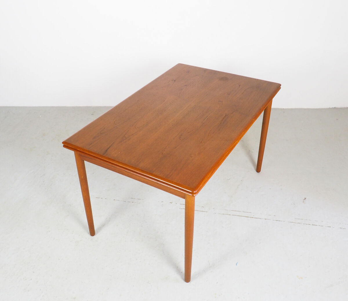 Teak Danish design extendable dining table, 1960's