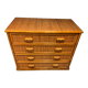 Commode tiroirs rotin bambou