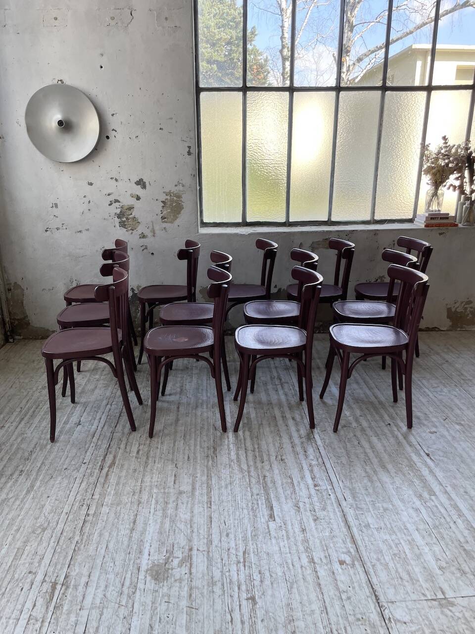 Set of 13 Japy bistro chairs, 1940
