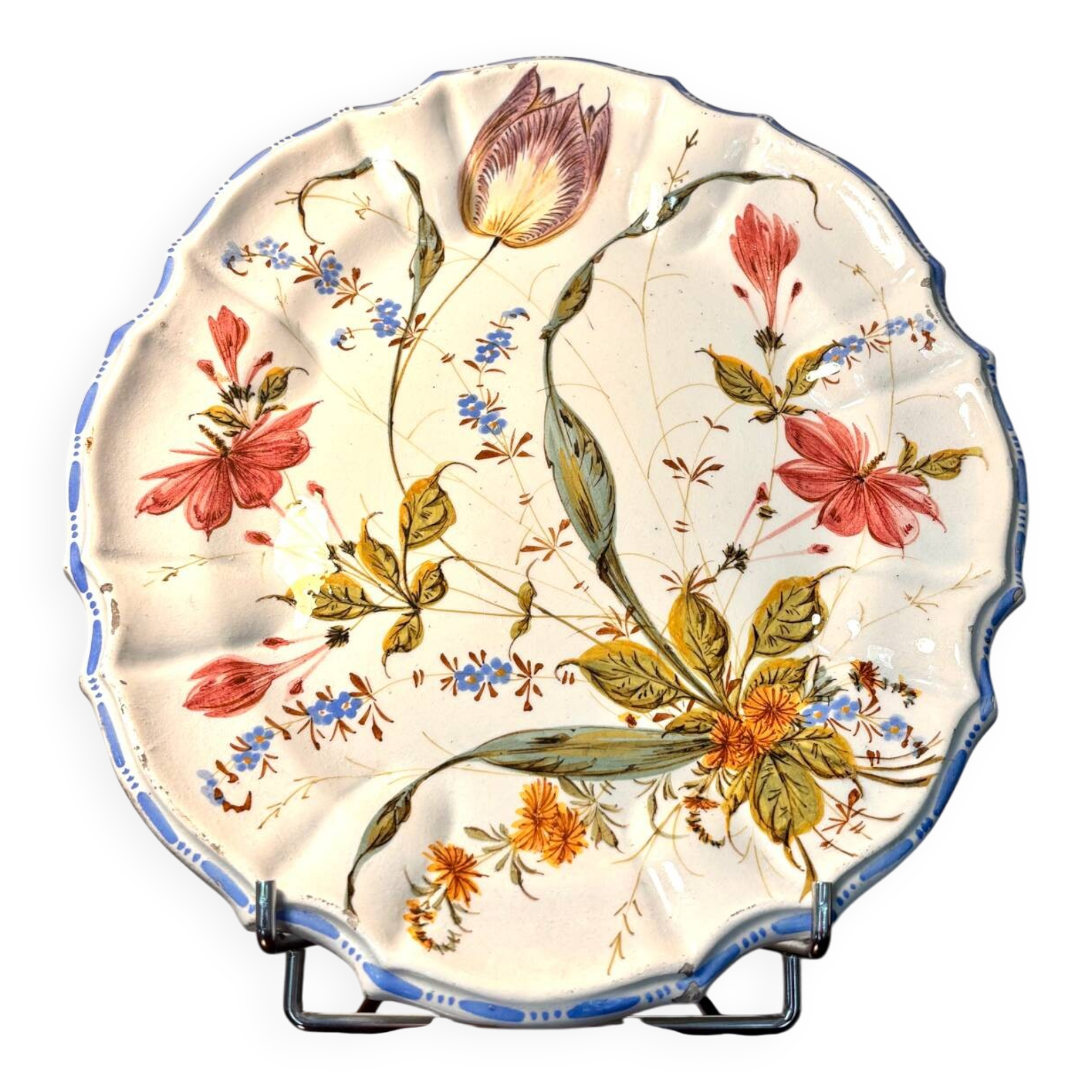 Assiette Nove L’Italie début 20eme