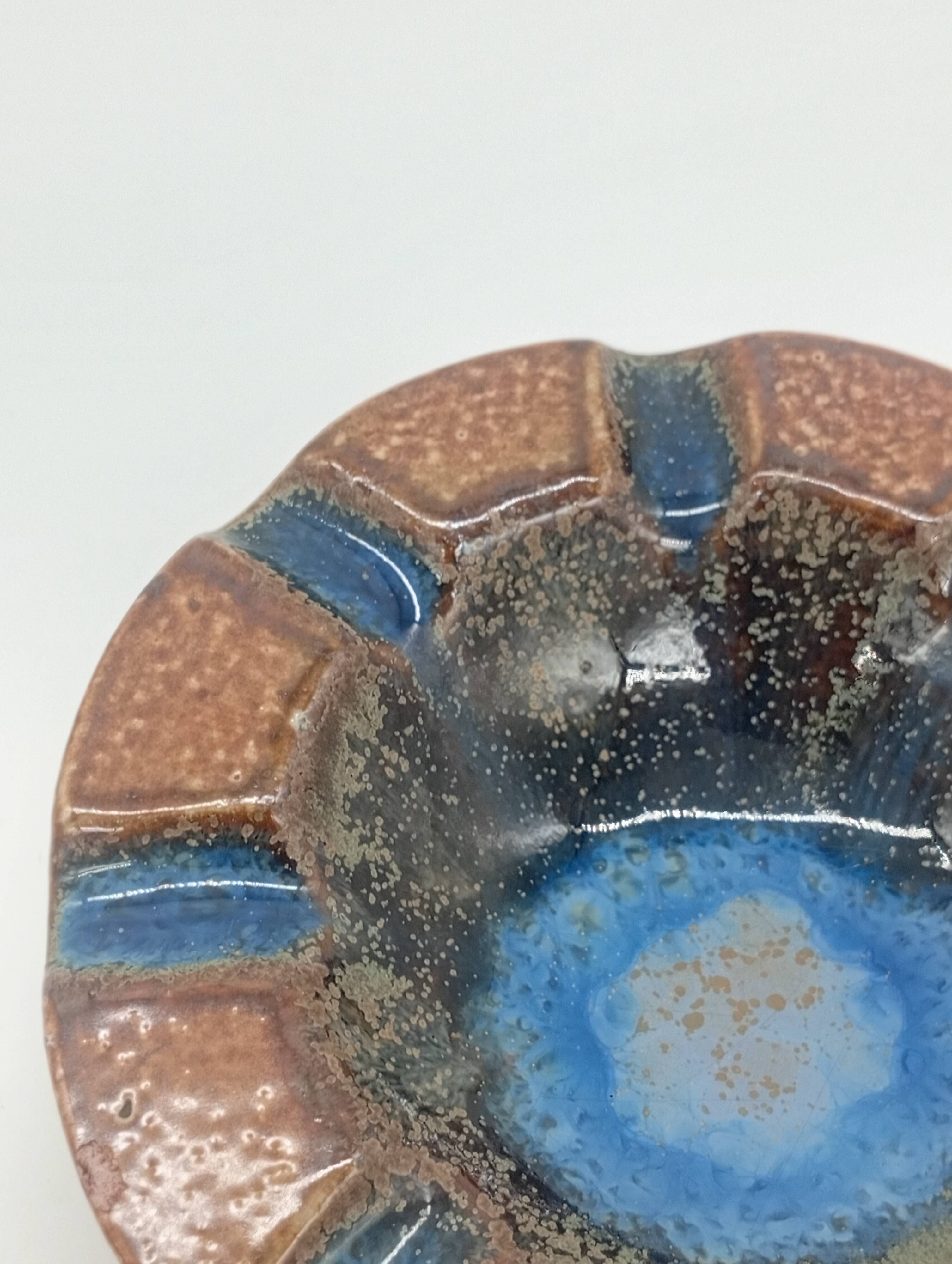 Enamelled Ceramic Ashtray Henri Picard France Art Deco France 1930s
