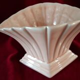 Pink art deco vase