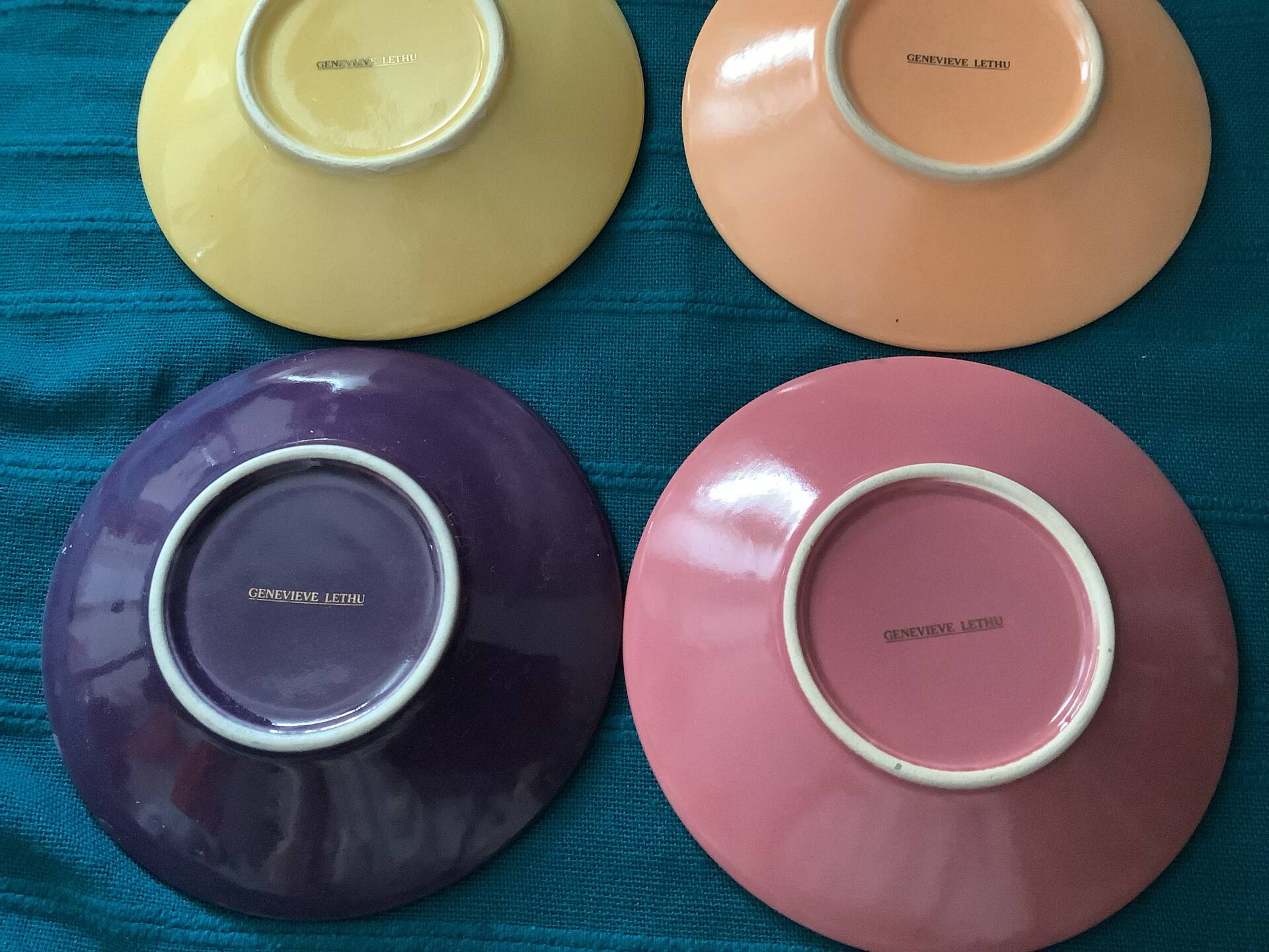 6Tasses + 6 Soucoupes Geneviève Lethu