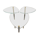 3-shelf store display coffee table, by Edoardo Paoli, ca 1950s