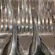 12 fish cutlery sets, 24 pieces, silver-plated metal, Christofle Cluny silversmith