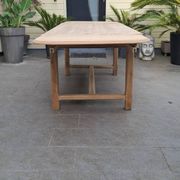 Renovated farmhouse table with extensions