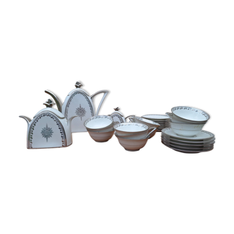 Service à thé en porcelaine de Limoges