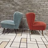 Pair of cocktail armchairs 1960
