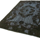 Handmade Distressed Oriental 1980s 200 cm x 315 cm Grey Rug