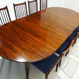Ensemble table et 10 sièges danoises Arne Hovmand Olsen
