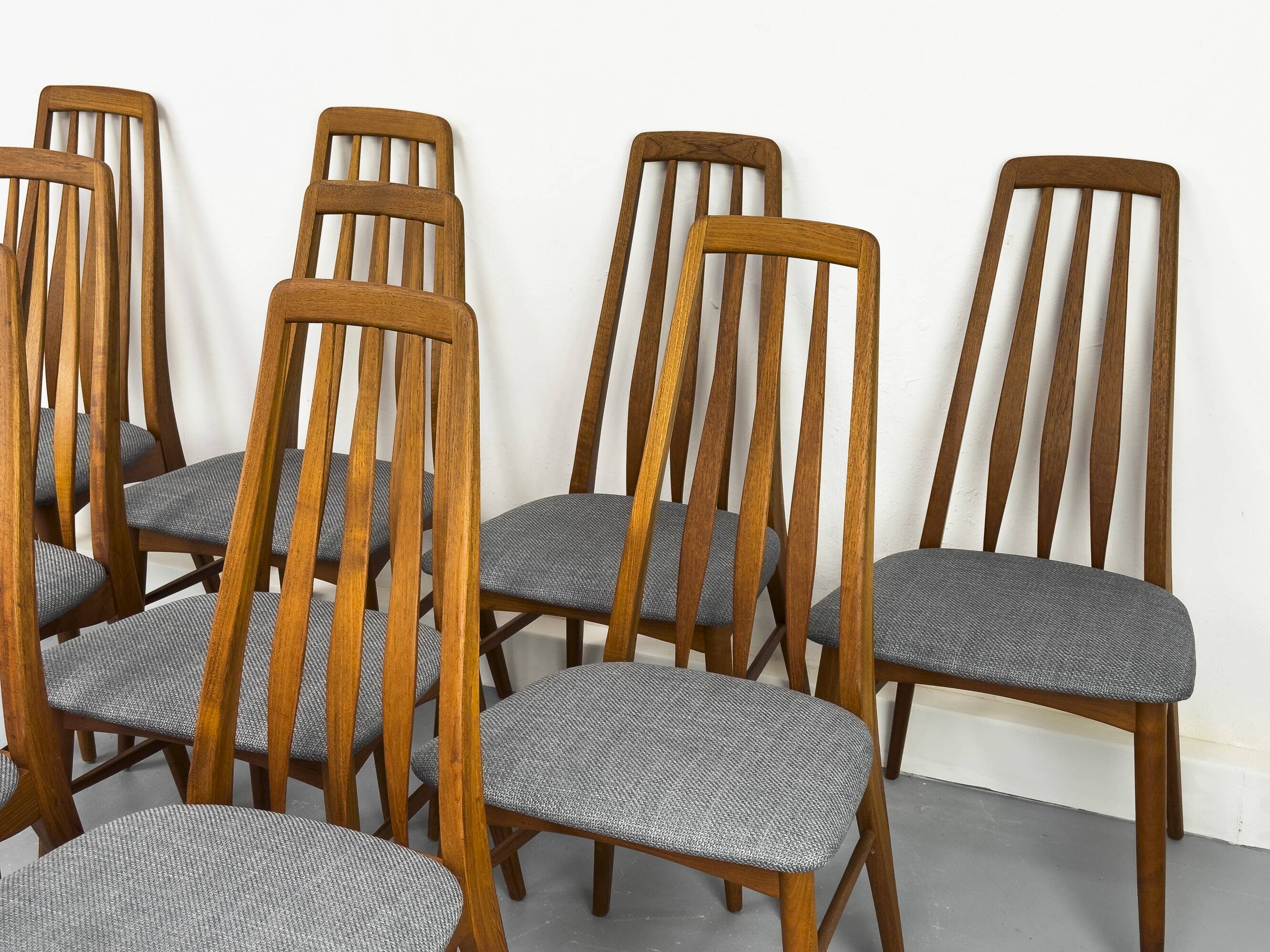 Chaises Eva de Niels Koefoed pour Hornslet Møbelfabrik, 1960