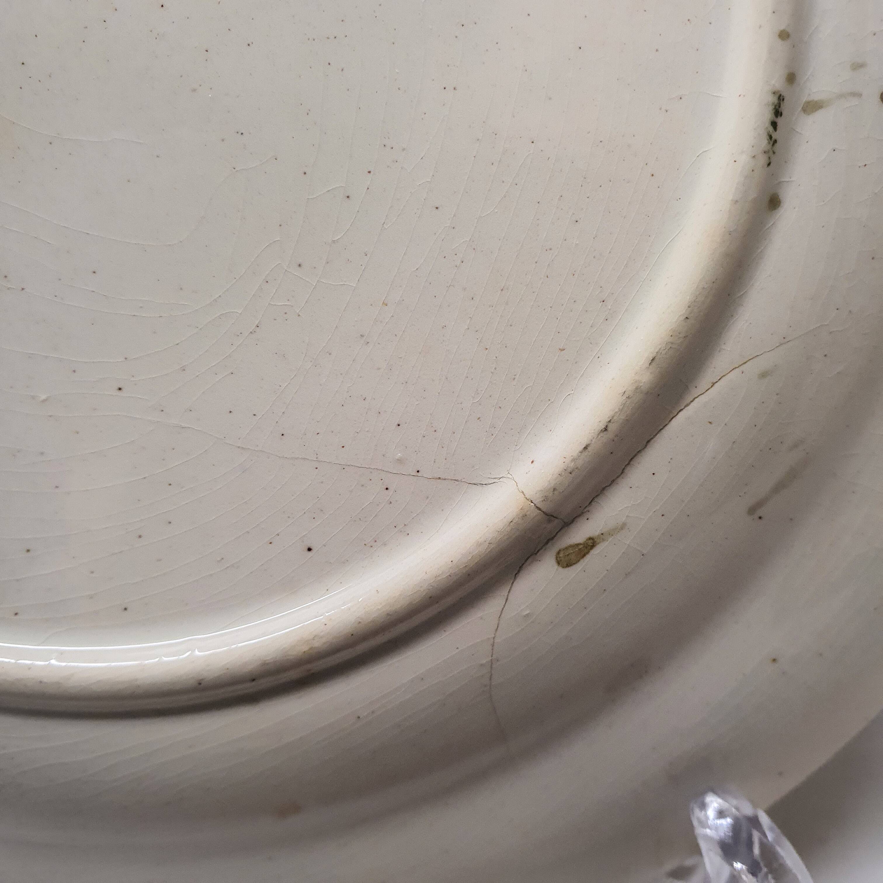 Assiette Décoratif Barbotine St Clément Made In France Motif Fruit Poire Vintage