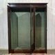 19th-century mahogany wardrobe with three English doors - demountable