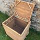 Vintage rattan and wicker trunk, chest