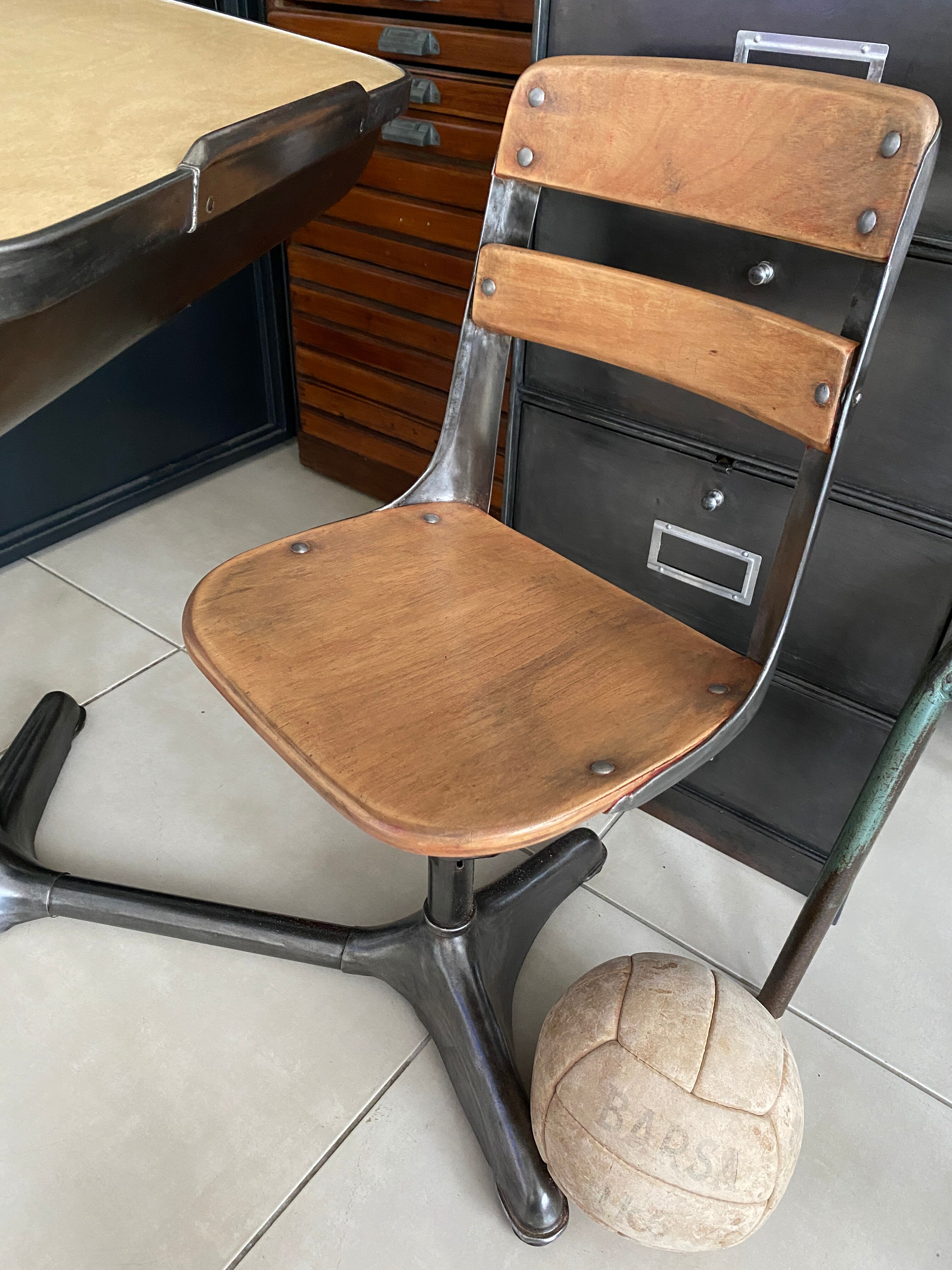 Vintage American school desk