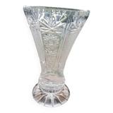 Large crystal vase