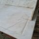 Toilet cabinet with marble plate