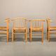Erik Ole Jørgensen J151 Dining Chairs in beech and papercord for FDB Møbler