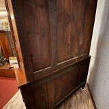 Louis XV style two-part sideboard in cherry and walnut circa 1880