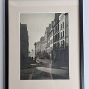 Rémy Duval – Rue de l'Île Saint-Louis, photoengraving from 1946 – Framed under glass