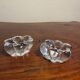 Daum France Crystal Salt and Pepper Shakers
