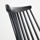 Asko / Ilmari Tapiovaara “Mademoiselle” spindle back lounge chair / Mid Century Modern Design / Finland / 1950s-1960s / black