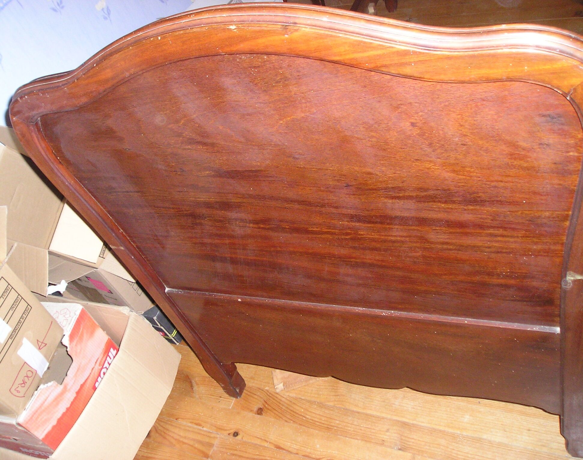 Old mahogany bed wood 190 x 85