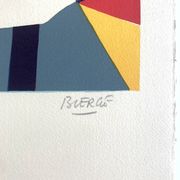 Roland BIERGE, Montfermeil, 1978. Lithographie originale signée au crayon