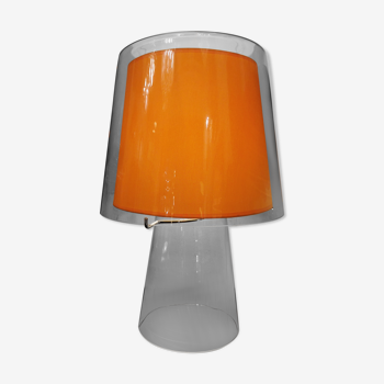Table lamp mouth-blown glass