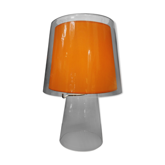 Lampe à poser verre soufflé bouche