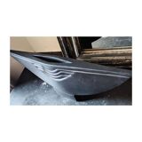 Vase soliflore noir mat