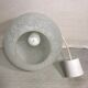 Suspension ancienne boule globe verre multicouche années 70 vintage
