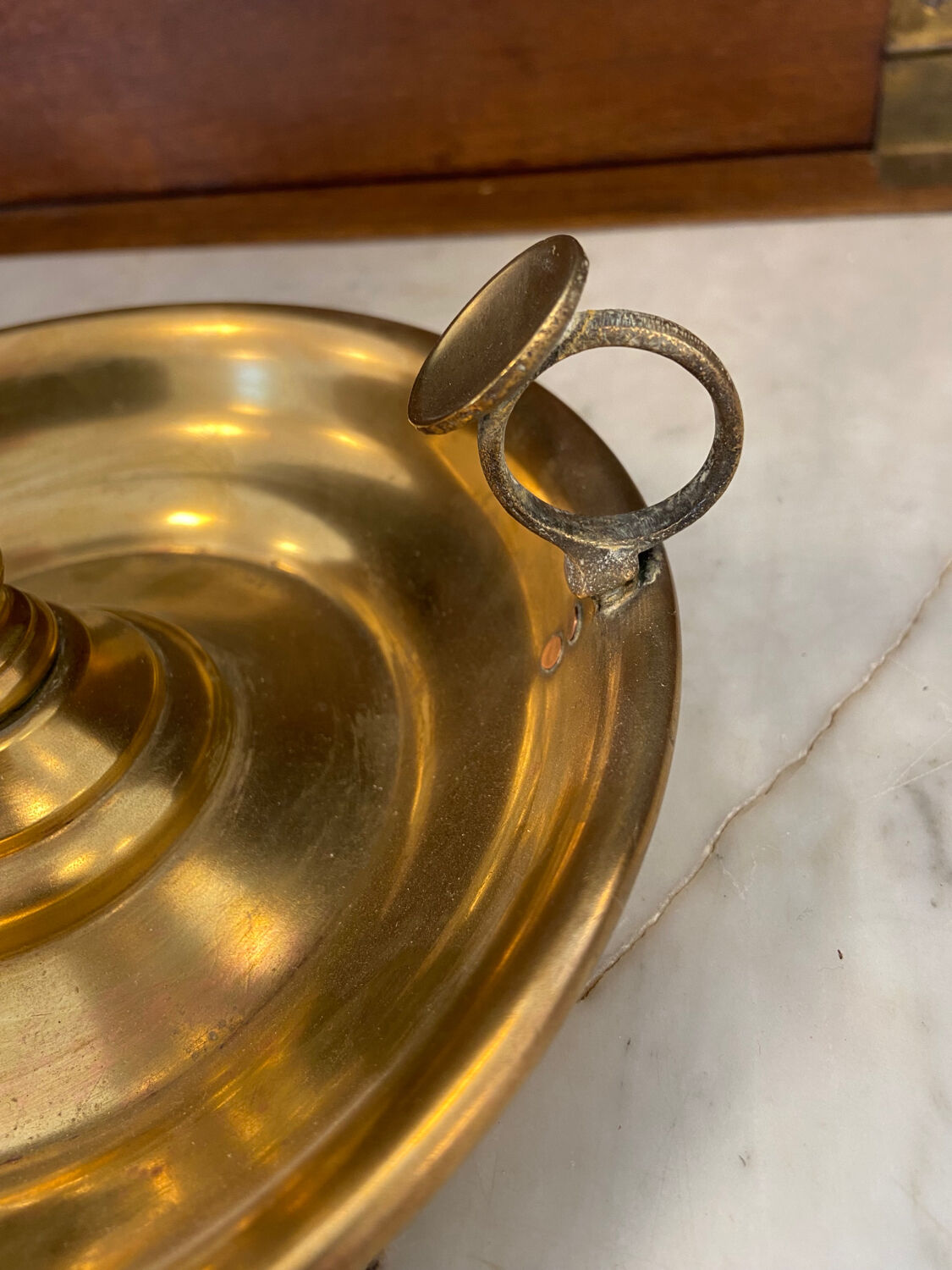 Brass candle holder