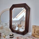 Vintage octagon mirror