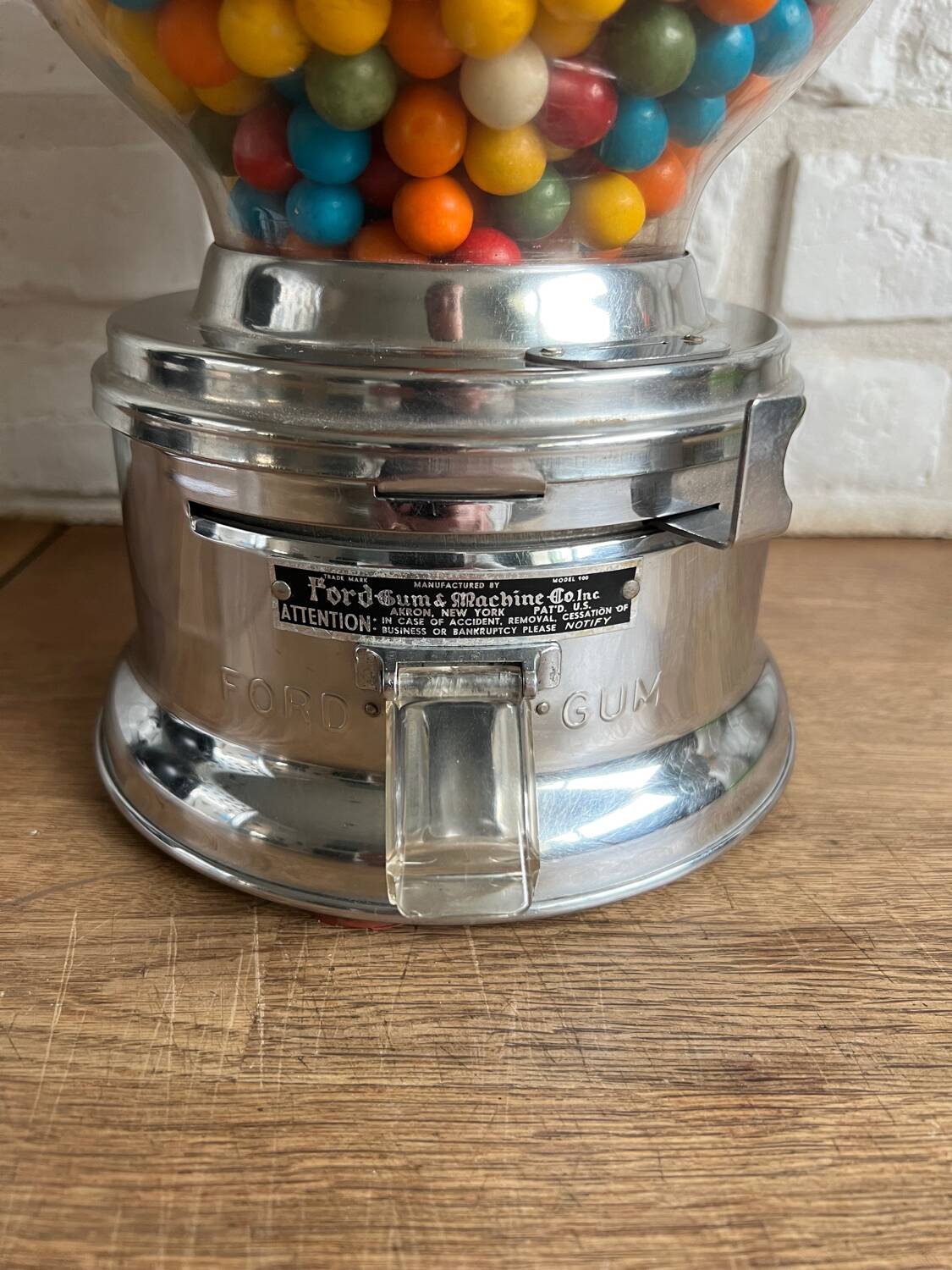 Ford us 60s vintage gumball dispenser